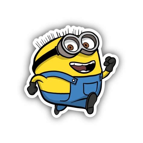 Walking Minion Sticker – Fun & Quirky | Print-On-Click
