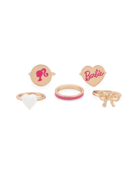 Barbie Dream Ring Set (Limited Edition – Pack of 5) – toniq-fashion