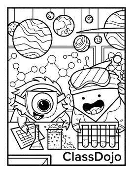 Image result for ClassDojo Monster Coloring Pages