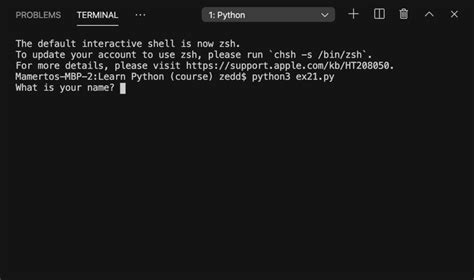 Python Prompt Statement 的图像结果