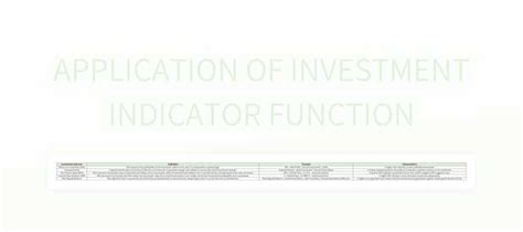 Image result for Excel Indicator Function