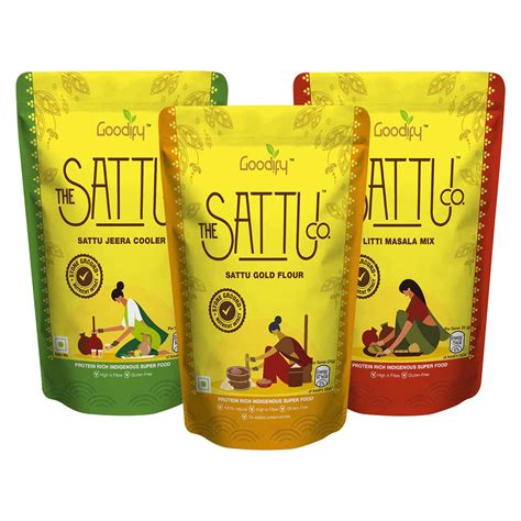 THE SATTU CO. Whole Grain Sattu Atta, Jeera Sattu Cooler, Litti Masala ...