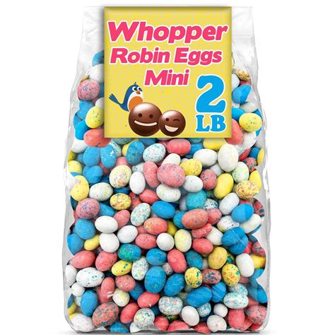 Amazon.com: Whopper Robin Eggs Easter Candy, 2 Lbs Bulk, Whoopers Milk ...