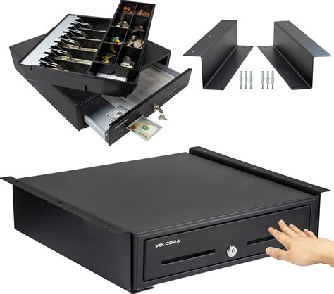 Buy Cash Register Drawer with Under Counter Mounting Metal Bracket - 16 ...