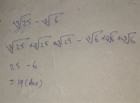 Rationalising factor of cube root 25 - cube root 5+1 - Brainly.in