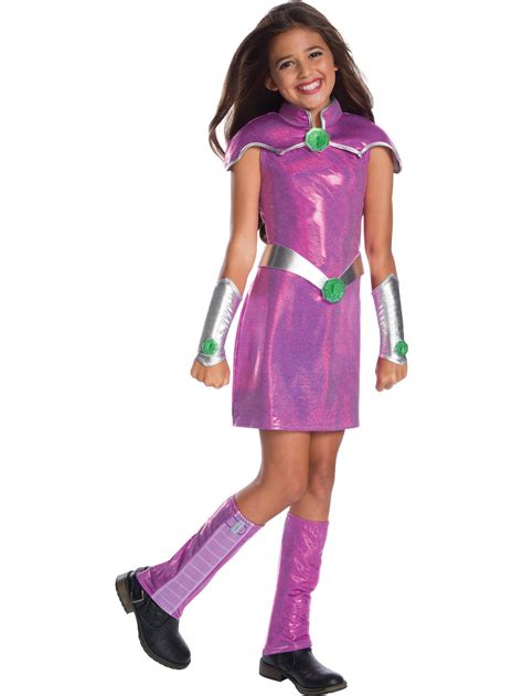 Kids Teen Titans Starfire Deluxe Costume
