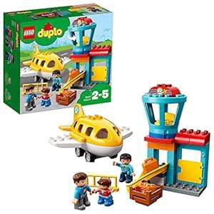 LEGO DUPLO Town Airport Building Blocks for Kids 2 to 5 Years (29 Pcs ...