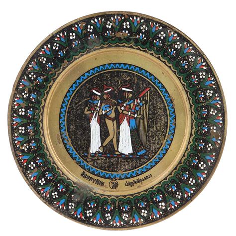 Handmade Egypt Air Airlines Brass Plate