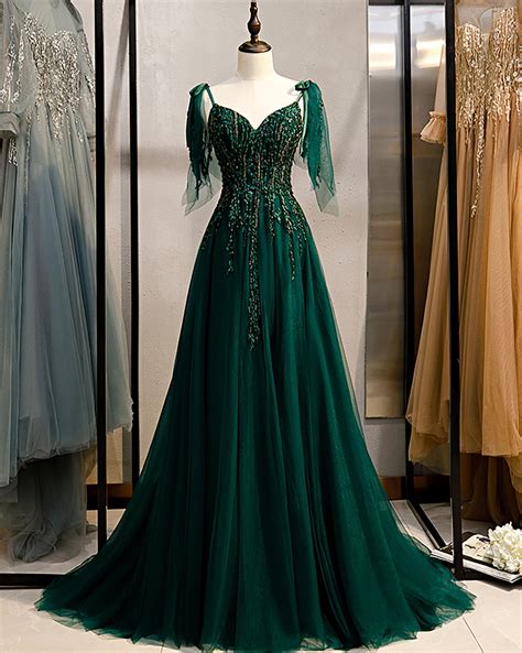 Emerald Green Ball Gown