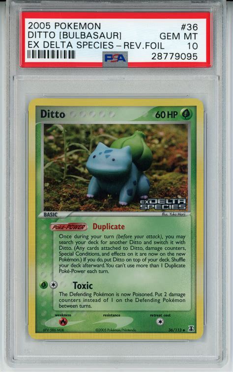 2005 Pokemon Delta Species Ditto Reverse Complete India | Ubuy