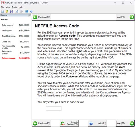 Image result for NETFILE Access Code