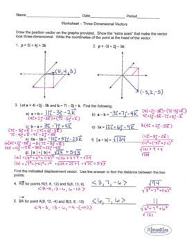 Image result for Vectors Worksheet Precalculus