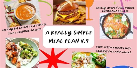Simple Diet Meal Plan 的图像结果