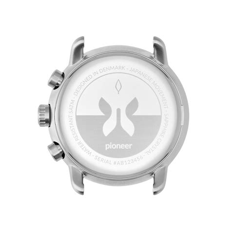 Buy Nordgreen Pioneer White Dial with Black Rubber Watch Strap Online