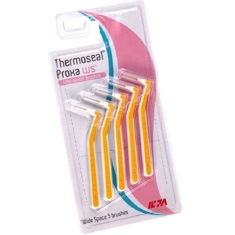 Thermoseal Proxa Wide Space Interdental Brushes, 5 Count Price, Uses ...