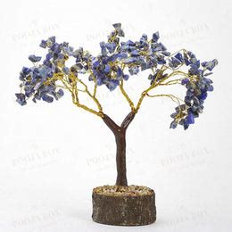 Buy Lapis Lazuli Gemstone Healing Tree Online in India - Mypoojabox.in