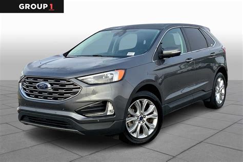 Certified Pre-Owned 2022 Ford Edge Titanium 4 Door SUV in Kennesaw #NBB06970 | Jim Tidwell Ford