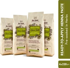 Nat Habit Ready to Apply Henna Paste,Organic,Mehandi Hair Color for ...