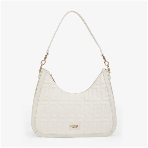 Buy Lavie Luxe Hailey Large Hobo (Off White) (Large) Online
