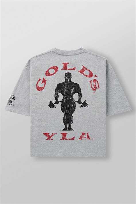 YoungLA 4002 - Golds Gym New Age Tees Heather Grey – Kicks Machine