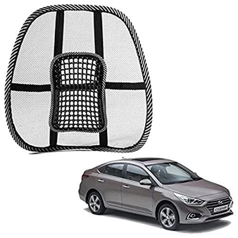 RIDERSCART Car Back Rest, Pain Relief Lower Back Support Ergonomic ...