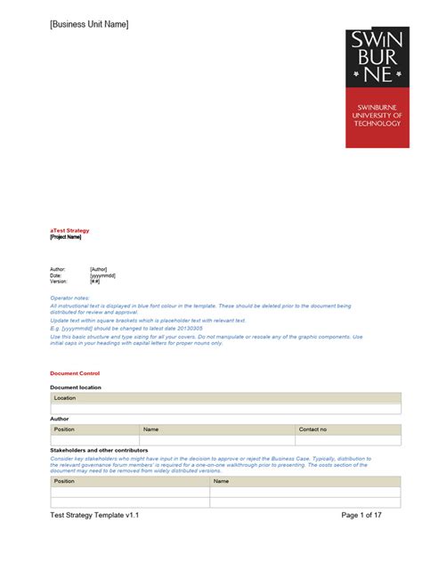 Image result for Test Strategy Document