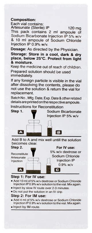 Falcivac 120 Mg Injection 10 Ml - Uses, Side Effects, Dosage, Price ...