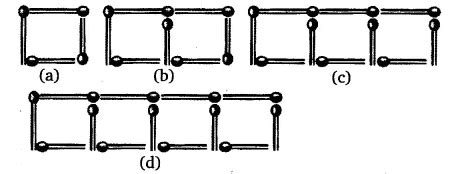 (a) Look at the following matchstick pattern of squares (see figure ...