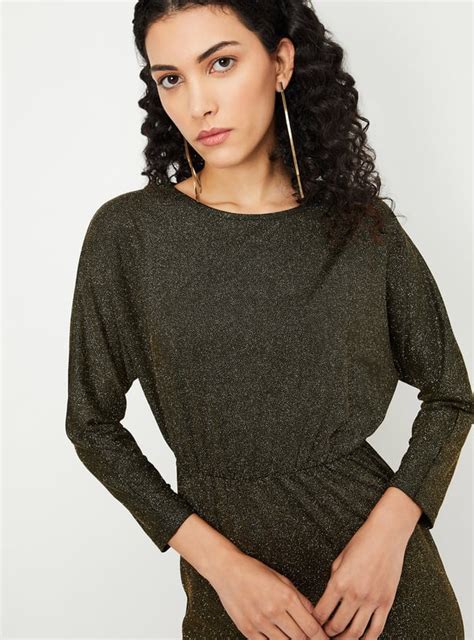 Buy ALAYA F x URB_N Women Shimmer Sheath Dress Online at just Rs. 1699. ...