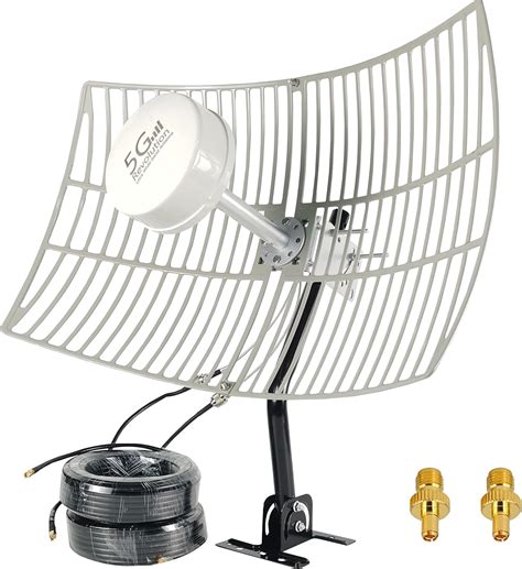 Buy 5G Parabolic Antenna 4G LTE 2x2 MIMO Antennas Cellular Outdoor ...