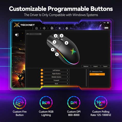 Image result for TeckNet RGB Gaming Mouse