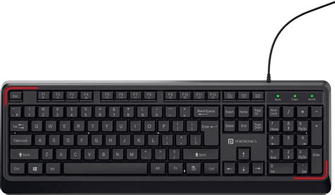 Amazon.in: Buy Portronics Ki-Pad USB Wired Keyboard with 104 Keys, 12 ...