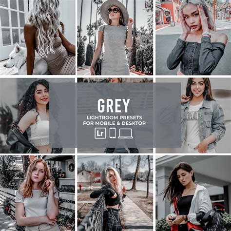 Grey Lightroom Presets mobile & desktop presets - FilterGrade