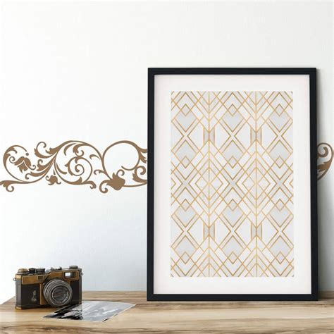 Rose Border Wall sticker | wall-art.com