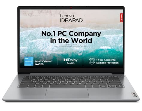 Lenovo IdeaPad 1 Intel Core Celeron N4020 14" HD Thin and Light Laptop ...