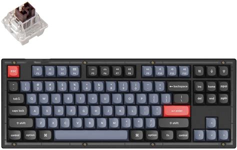Specificaties van Keychron V3 TKL, RGB, Keychron K Pro Brown, Qwerty US ...
