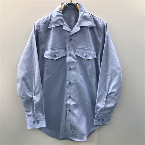 80年代 アメリカ軍 U.S.NAVY CHAMBRAY SHIRTS-TYPE III | 古着屋 EAGLEBASE