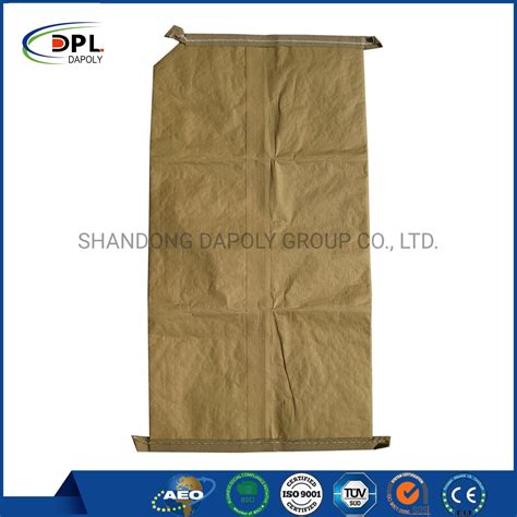 25kg Kraft Paper Plastic Compound Cement Bag for Bitumen, Mortar ...