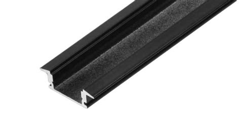 Aluminum profile for LED strips. 2000 x 24.5 x 6.85 mm. Recessed in ...