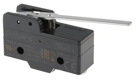 Z-15GW-B Omron | Omron Z Series Lever Limit Switch, NO/NC, IP00, SPDT ...