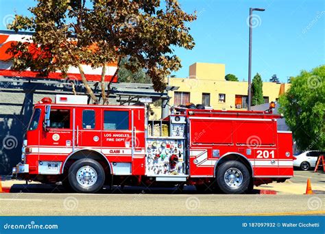 LAFD Los Angeles Fire Department Truck - Los Angeles, California ...