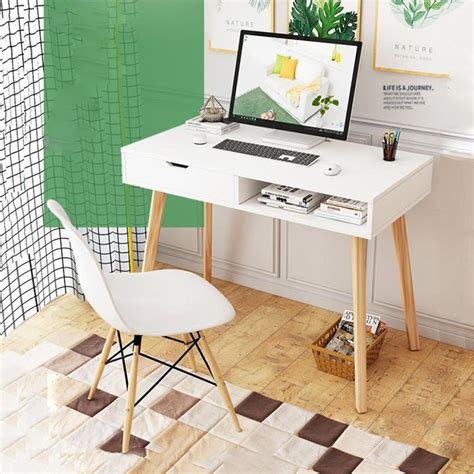 Ripley - ESCRITORIO VINTAGE MATEO BLANCO RYR MUEBLES