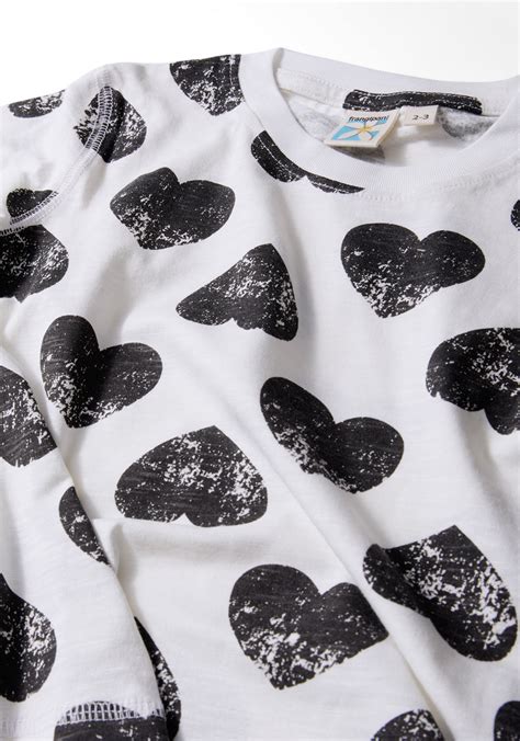 Hello Happy Hearts Print Night Wear Set – Frangipani