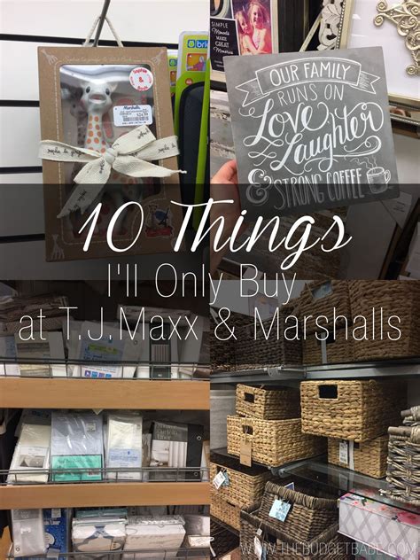 10 things i ll only buy at t j maxx and marshalls – Artofit