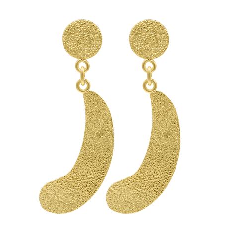 Brushed Commas Stud Earrings – OnetabyDSG