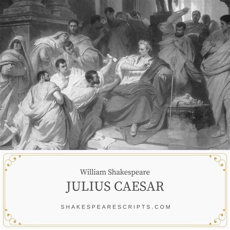 Julius Caesar by William Shakespeare - Shakespeare Scripts
