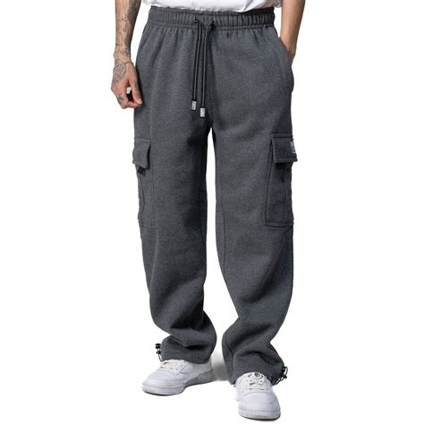 Pro Club Men's Heavyweight Fleece Cargo Pants, Charcoal XL, Versatile ...