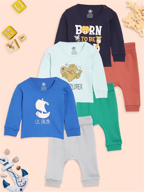 Infant Set Combo of 3: Little Sailor, Born To Be Wild & Little Explore ...