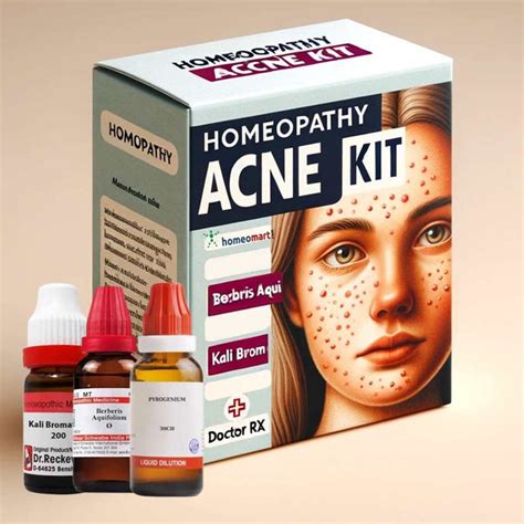 Homeopathy Acne Treatment Kit – Clear Acne, Prevent Scars | Homeomart