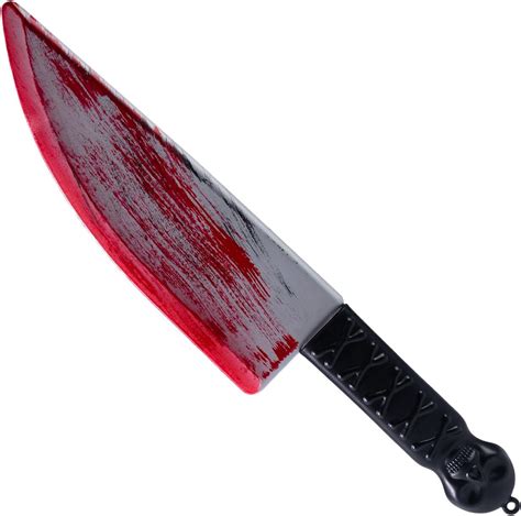Amazon.com: Spooktacular Creations Halloween Bloody Plastic Knife, Fake ...